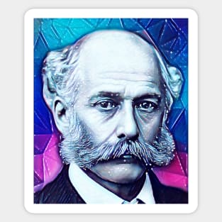 Joseph Bazalgette Snowy Portrait | Joseph Bazalgette Artwork 12 Sticker